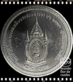 Km 450 Tailândia 20 Baht BE 2550 (2007) XFC # 80º Aniversário Rei Rama IX © - comprar online