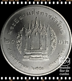 Km 495 Tailândia 20 Baht BE 2551 (2008) XFC # Pai do Comércio Tailandês - Rei Rama IX © - comprar online