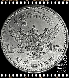 Km 70 Tailândia 25 Satang BE 2489 (1946) FC # Rama VIII, Póstumo ©