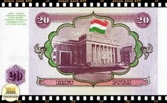 ..P4a Tajiquistão 20 Rubles 1994 FE - comprar online