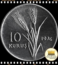 Km 908 Turquia 10 Kurus 1976 XFC F.A.O. (FAO) Muito Escassa # Educação para Mulheres das Aldeias © - comprar online