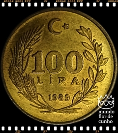 Km 988 Turquia 100 Lira (Nós Temos Mais de Uma Data # Favor Escolher uma Data Abaixo e o Estado de Conservação) 1989 1990 ©