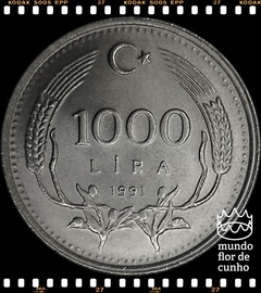 Km 997 Turquia 1000 Lira 1991 XFC ©