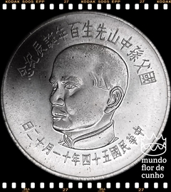 Km 539 Taiwan 50 Yuan 54(1965) FC Prata # 100° Aniversário do Nascimento de Sun Yat-sen © - comprar online