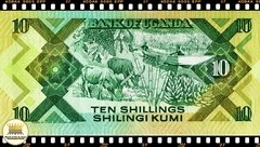 .P28 Uganda 10 Shillings 1987 FE - comprar online