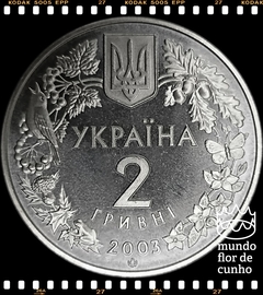Km 168 Ucrania 2 Hryvni 2003 XFC Prooflike Muito Escassa © - comprar online
