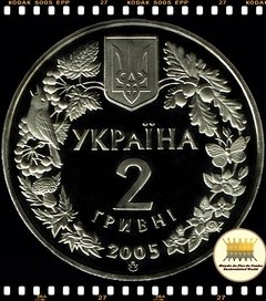 Km 357 Ucrania 2 Hryvni 2005 XFC Prooflike Escassa # Sandy Mole Rat (Spalax arenarius) ® - comprar online