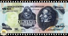 .P61Ab Uruguai 50 Nuevos Pesos ND (1989) FE