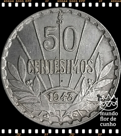 Km 31 Uruguai 50 Centesimos 1943so SOB/FC Prata ©