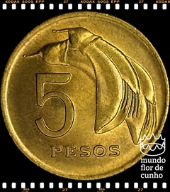 Km 50 Uruguai 5 Pesos 1968so ©