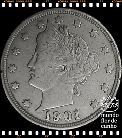 Km 112 Estados Unidos da América 5 Cents (Liberty Nickel) 1901 BC © - comprar online