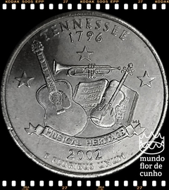 Km 331 Estados Unidos da América Quarter Dollar 2002 P XFC # Série dos 50 Estados Norte Americanos: Tennessee ©