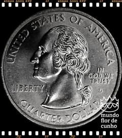 Km 347 Estados Unidos da América Quarter 2003 D XFC # Série dos 50 Estados Norte Americanos: Arkansas © - comprar online