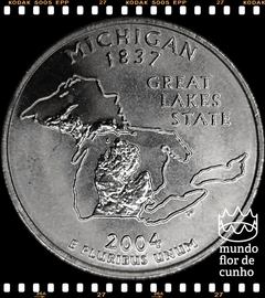 Km 355 Estados Unidos da América Quarter 2004 D XFC # Série dos 50 Estados Norte Americanos: Michigan ©