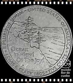 Km 369 Estados Unidos da América 5 Cents 2005 P FC # Bicentenário da Expedição Lewis e Clark ©