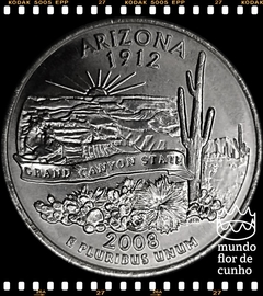 Km 423 Estados Unidos da América Quarter 2008 D XFC # Série dos 50 Estados Norte Americanos: Arizona ©