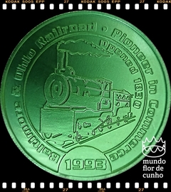 Estados Unidos da América Medalha da Coinworld homenageando a Baltimore & Ohio Railroad # ND XFC ©