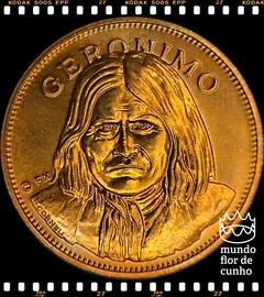 Estados Unidos da América Medalha Husky Oil - Rugged Americans: Geronimo # ND (1970) XFC ©