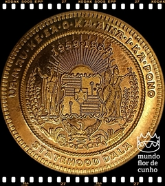 Estados Unidos da América Medalha Liliuokalani Hawaii # ND (1984) XFC Proof Escassa ©