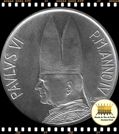 Km 87 Vaticano, Cidade 10 Lire 1966/IV XFC Escassa # Paulo VI © - comprar online
