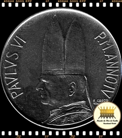 Km 90 Vaticano, Cidade 100 Lire 1966/IV XFC Escassa # Paulo VI © - comprar online