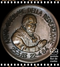 Vaticano Medalha Ano Jubilar da Redenção - Papa João Paulo II # 1983 XFC ©