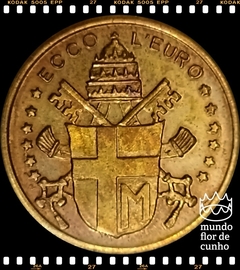 Vaticano Medalha Ecco L´Euro - Papa João Paulo II # XFC © - comprar online