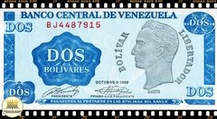 .P69 Venezuela 2 Bolivares 05/10/1989 FE