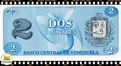 .P69 Venezuela 2 Bolivares 05/10/1989 FE - comprar online