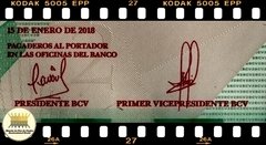 P101a Venezuela 2 Bolivares Soberano 15/01/2018 FE Promoção na internet