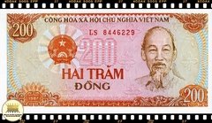 Imagem do P100 Vietna 200 Dông (Nós Temos Mais de Uma Data # Favor Escolher uma Data Abaixo e o Estado de Conservação) P100a P100c