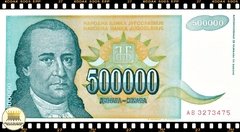P131a Iugoslávia 500.000 Dinara 1993 FE 500000
