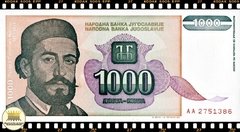 P140a Iugoslávia 1000 Dinara 1994 FE