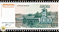 P140a Iugoslávia 1000 Dinara 1994 FE - comprar online