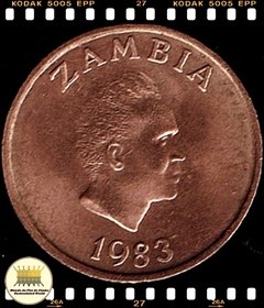 Km 9a Zâmbia 1 Ngwee 1983 XFC ® - comprar online