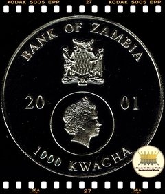 Km 88 Zâmbia 1000 Kwacha 2001 XFC Proof Muito Escassa # Seres do Oceano ® - comprar online