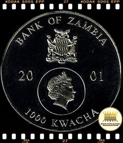 Km 89 Zâmbia 1000 Kwacha 2001 XFC Proof Muito Escassa # Seres do Oceano ® - comprar online