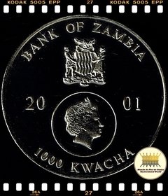 Km 90 Zâmbia 1000 Kwacha 2001 XFC Proof Muito Escassa # Seres do Oceano ® - comprar online