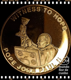 Km 160 Zâmbia 1000 Kwacha 2003 XFC Proof Escassa Folheada a Ouro # Papa João Paulo II ©