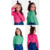 PACOTE COM 6 BLUSAS FEM INF 4 ao 8 CANELADA GOLA CLASSE - 24152 - comprar online