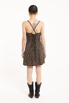 So 90s vestido flores corto - comprar online