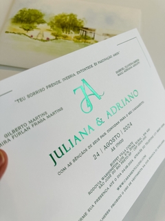 Convite Juliana e Adriano - comprar online