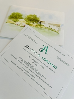 Convite Juliana e Adriano - loja online