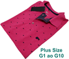 Camisa Polo Plus Size Hugo Blanc Oculos Pink 035