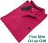 Camisa Polo Plus Size Hugo Blanc Pink 035