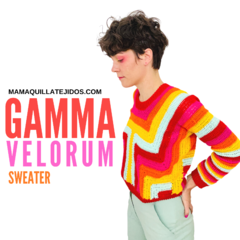 SWEATER GAMMA VELORUM - GUIA DE TEJIDO en internet