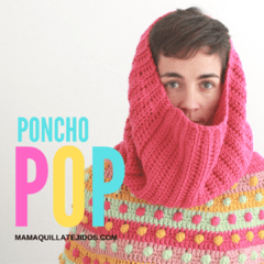 PONCHO POP CON MAXI CUELLO - Guía de Tejido ⭐️ PROXIMAMENTE RE-EDICION 2023 ⭐️ na internet