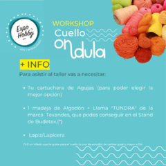 WORKSHOP EN EXPO HOBBY - CUELLO ONDULA - tienda online