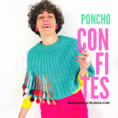 PONCHO CONFITES - Guía de Tejido - comprar online