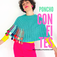 PONCHO CONFITES - Guía de Tejido